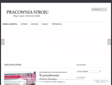 Tablet Screenshot of pracowniastroju.com